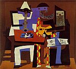 Pablo Picasso Three Musicians painting